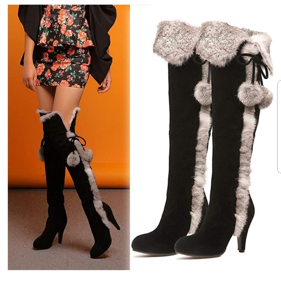 Aphnus Shoes - Fur boots
